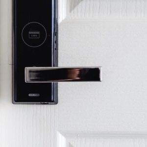 smart home, door, security